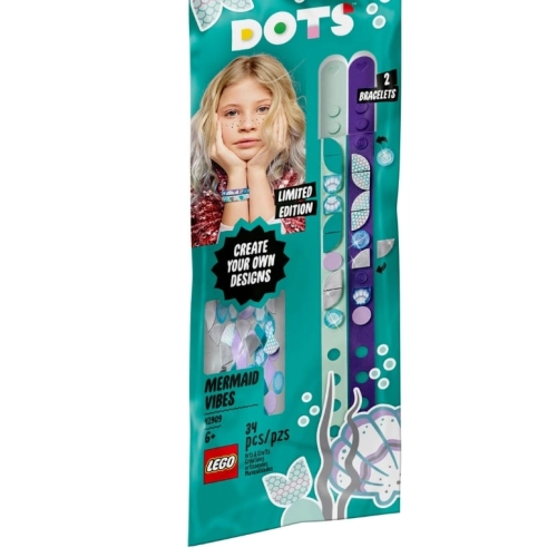 LEGO DOTS Kreatywne Bransoletki z Syrenim Wdziękiem